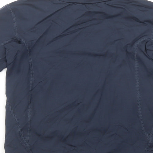 Sondico Boys Blue  Polyester Pullover T-Shirt Size 7-8 Years Mock Neck Pullover