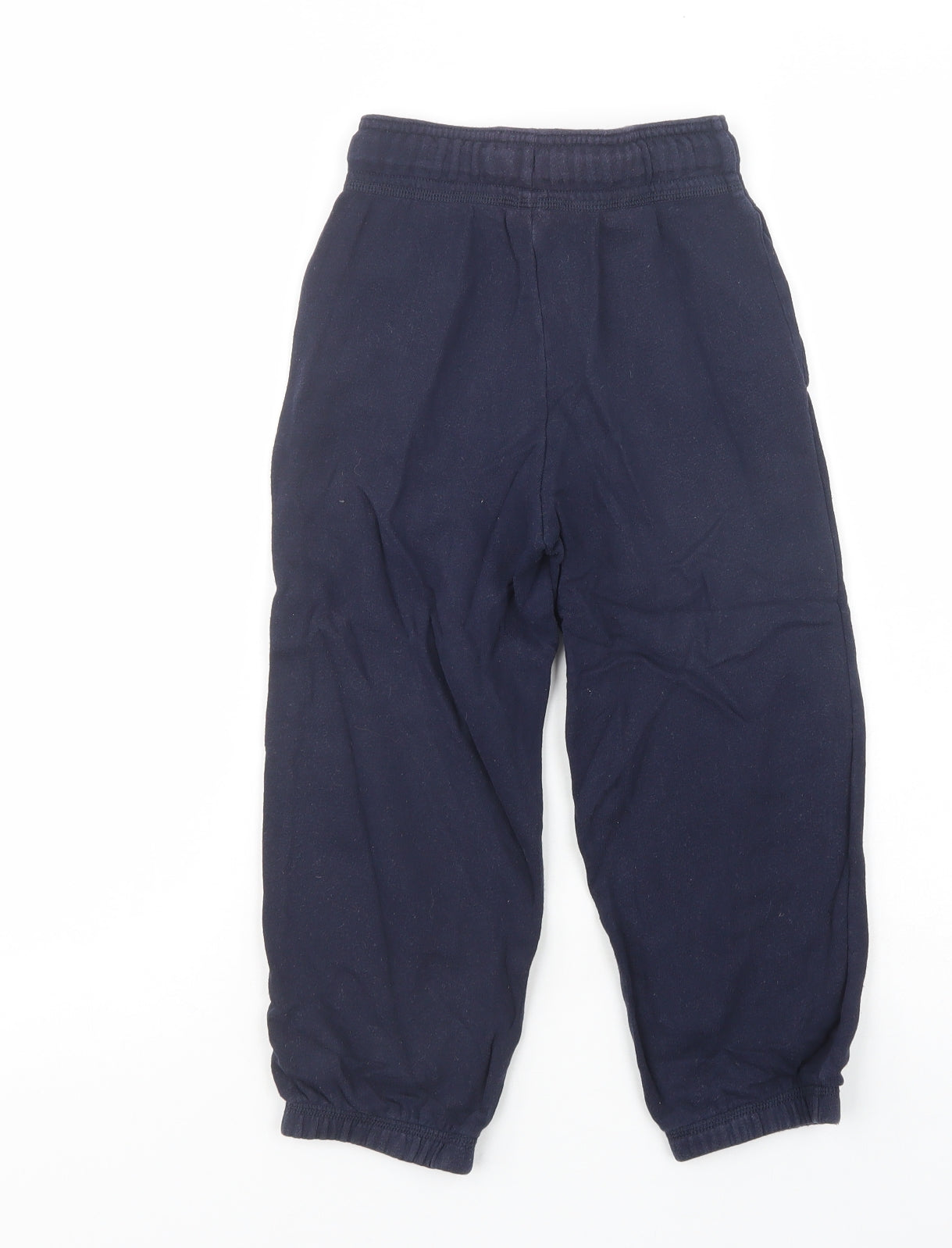 Gap Boys Blue  Cotton Jogger Trousers Size 4-5 Years  Regular Drawstring