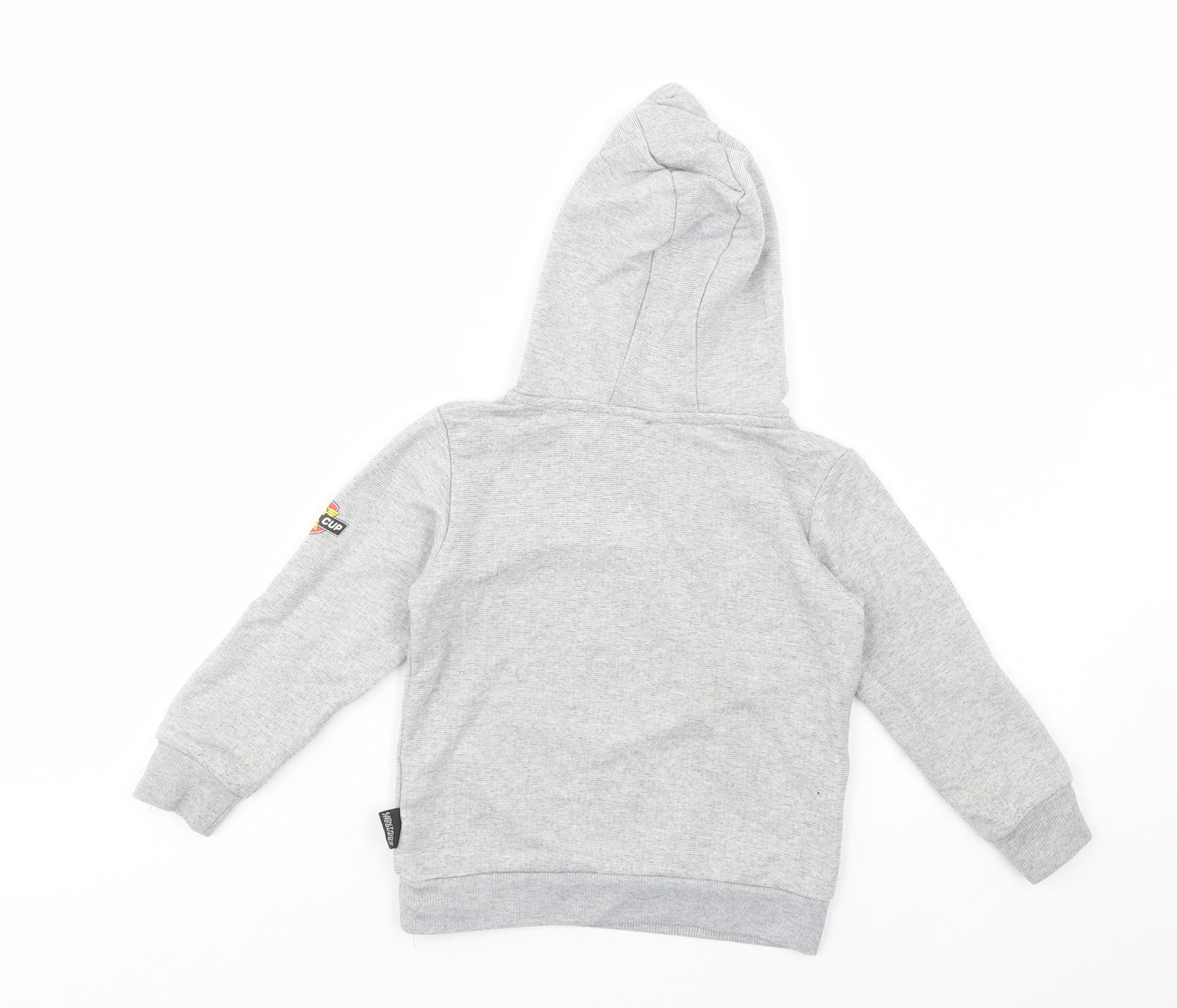 Primark Boys Grey  Cotton Pullover Hoodie Size 4-5 Years  Pullover - Cars 3