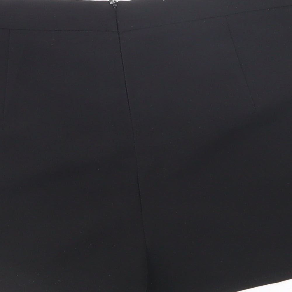 Love & Other Things Womens Black  Polyester Sailor Shorts Size S L3 in Regular Zip