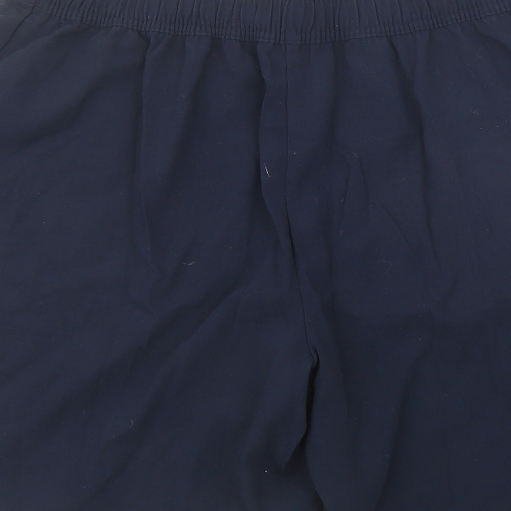 Matalan Womens Blue  Polyester Chino Shorts Size 14 L9 in Regular Drawstring