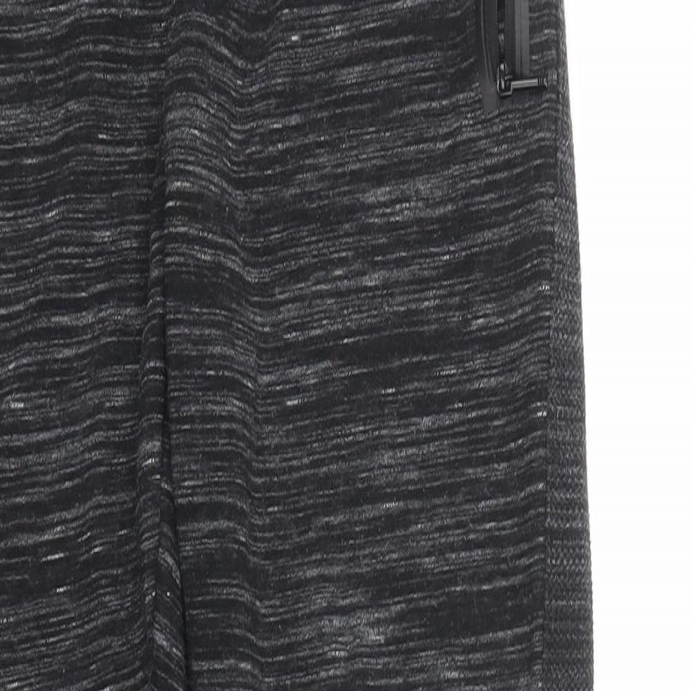 Primark Mens Black  Polyester Jogger Trousers Size M L28 in Regular Drawstring