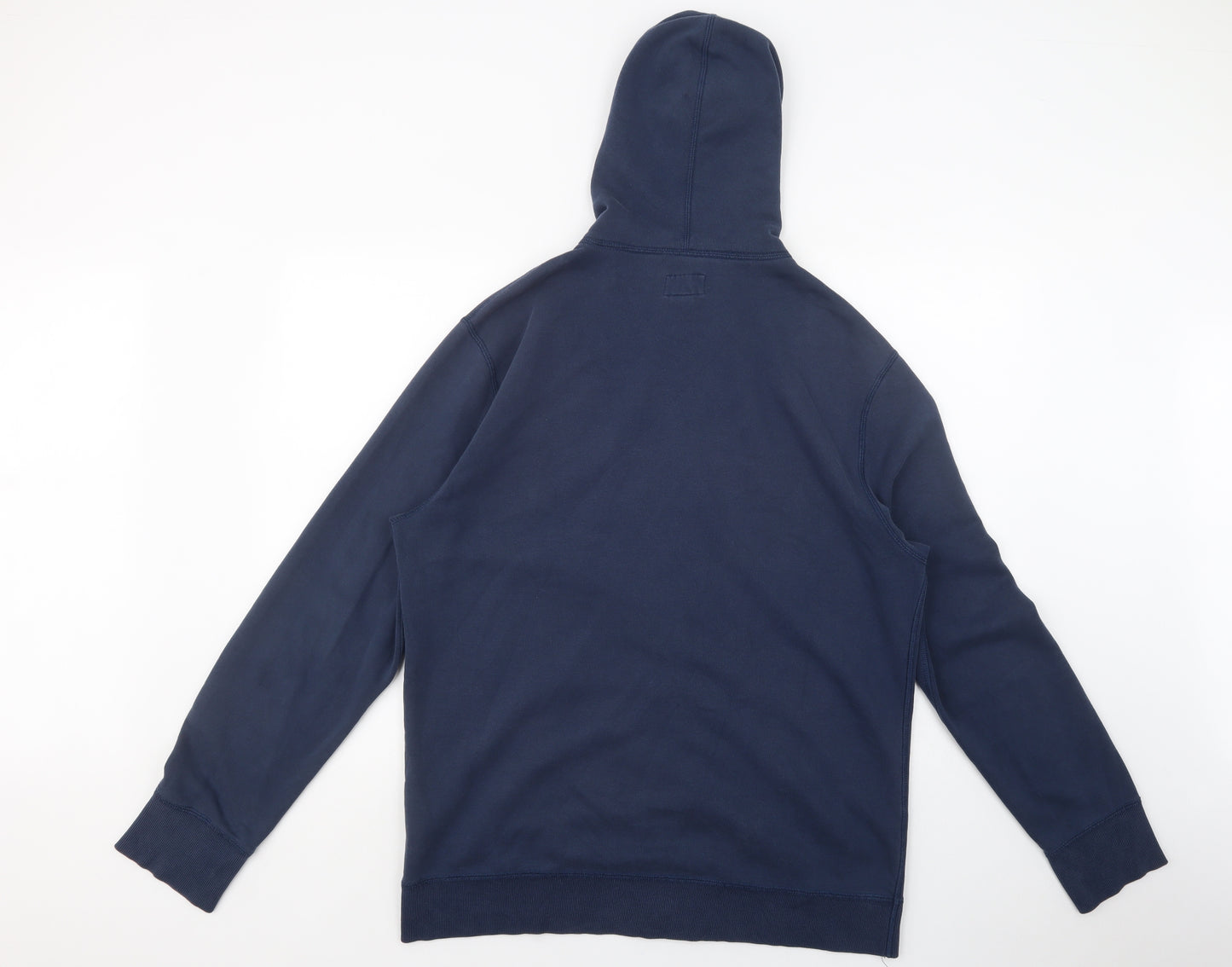 Converse Mens Blue  Cotton Full Zip Hoodie Size XL