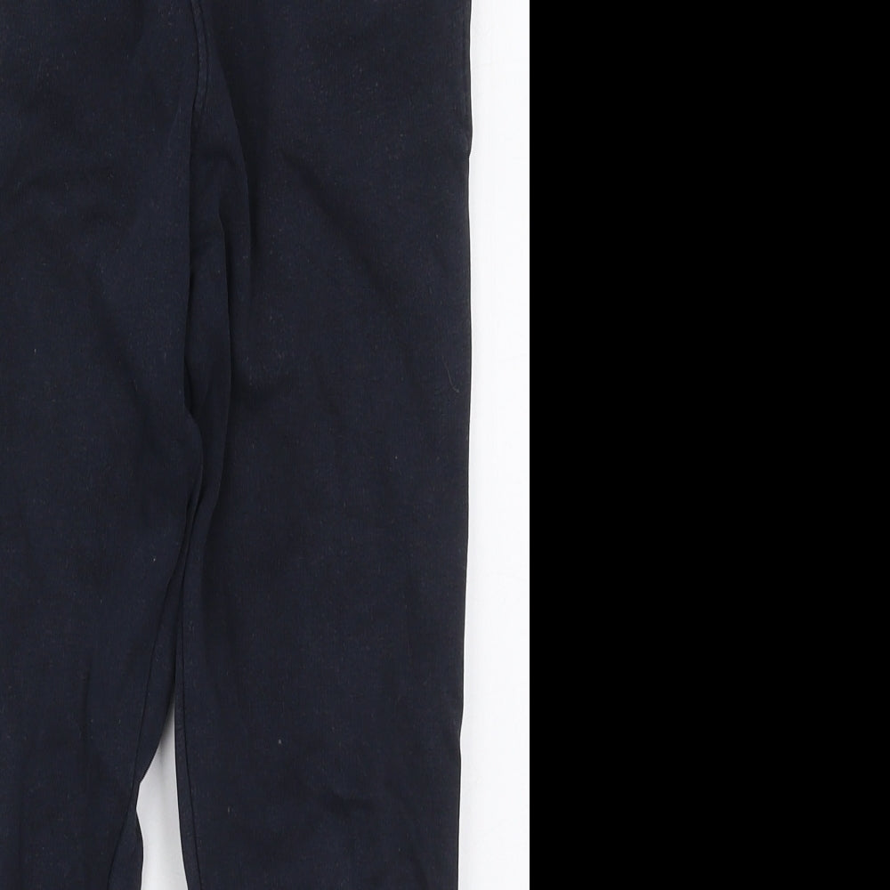 Marks and Spencer Boys Blue  Cotton Sweatpants Trousers Size 7-8 Years  Regular Drawstring