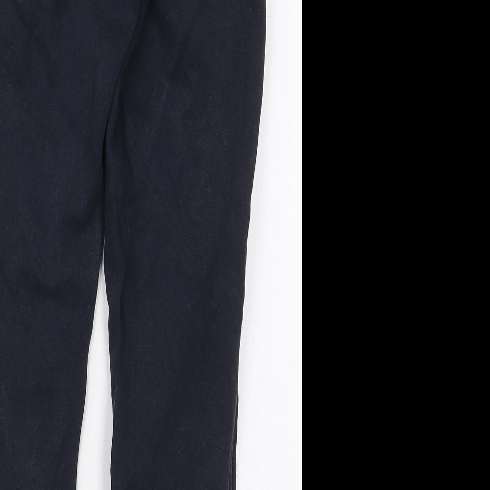 Marks and Spencer Boys Blue  Cotton Sweatpants Trousers Size 7-8 Years  Regular Drawstring