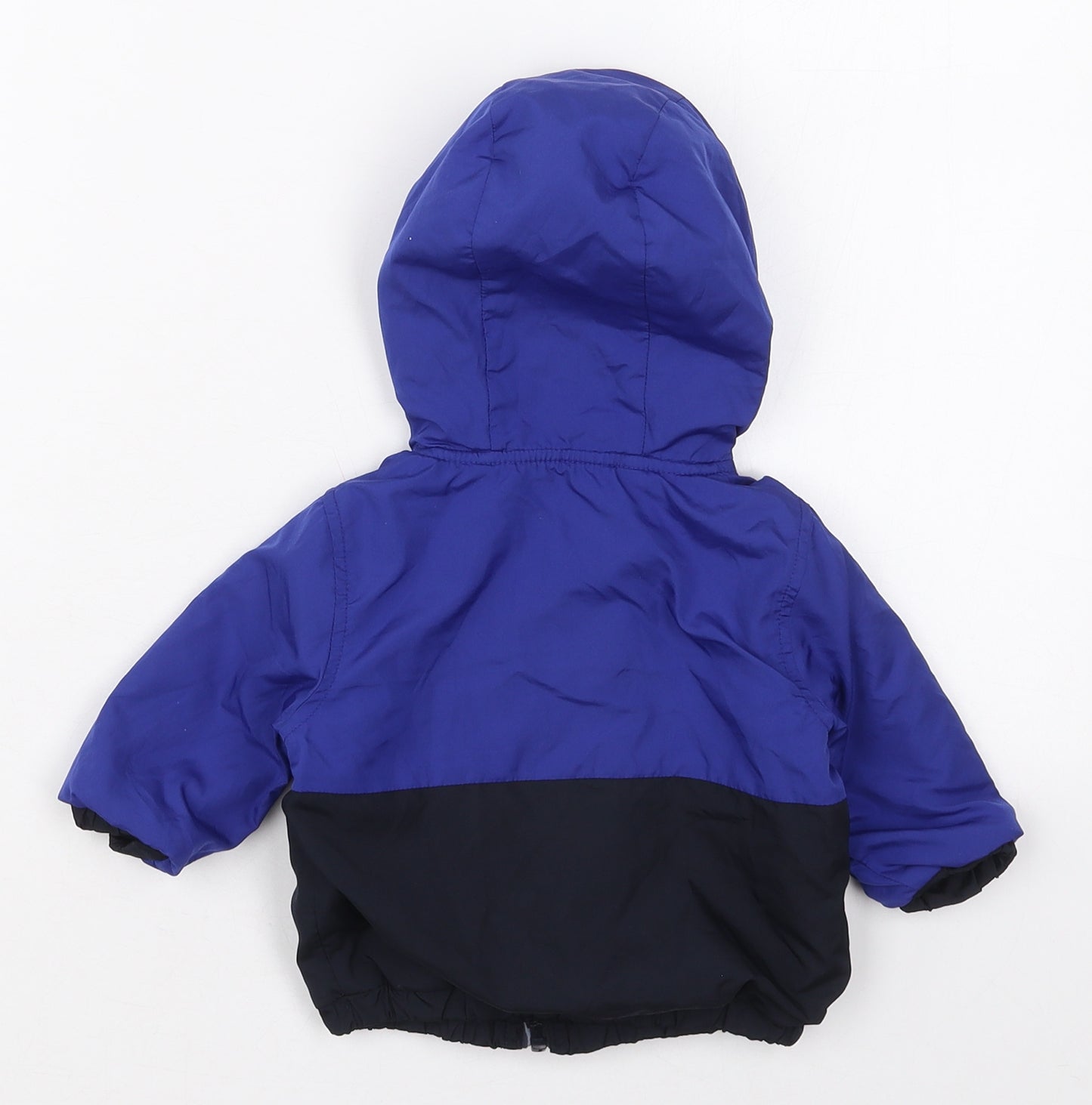 NEXT Boys Blue   Basic Coat Coat Size 6-9 Months   Zip