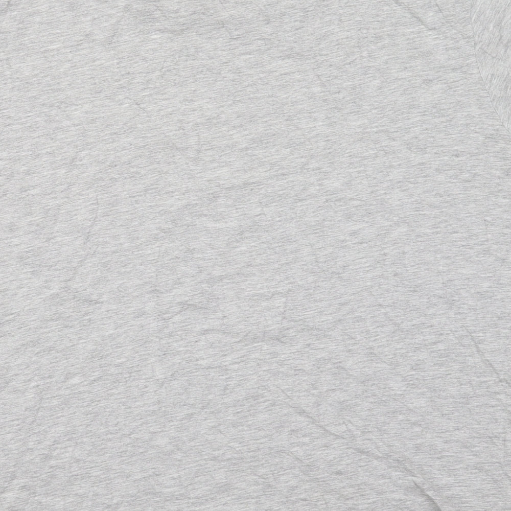 Primark Womens Grey  Cotton Basic T-Shirt Size 22 Round Neck - Daisies Love Me Not