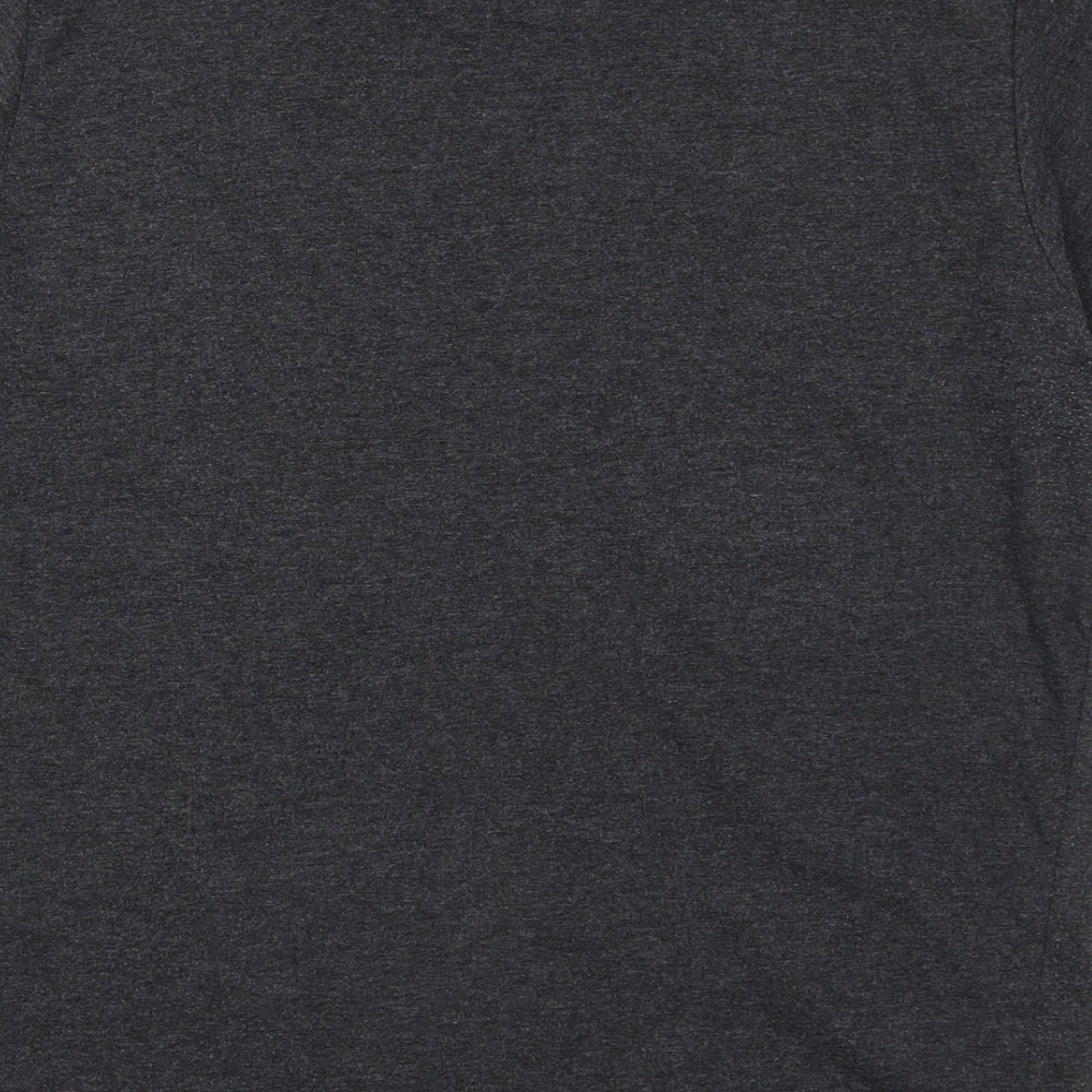 Smith & Jones Mens Grey  Polyester  T-Shirt Size L Crew Neck