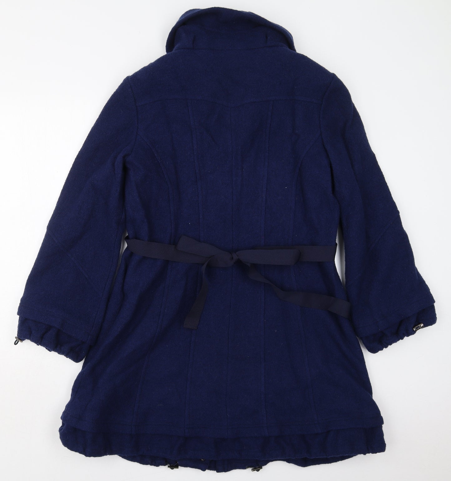 Easy Comfort Womens Blue   Pea Coat Coat Size 12  Zip