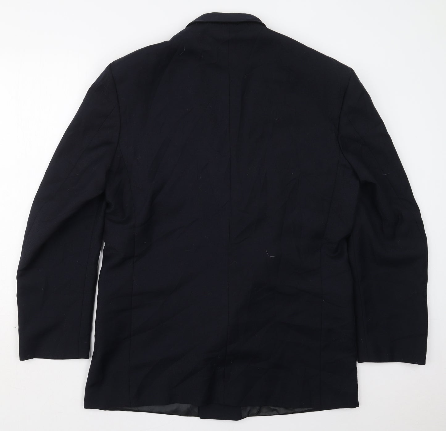 Cricketeer Mens Blue  Wool Jacket Suit Jacket Size 42