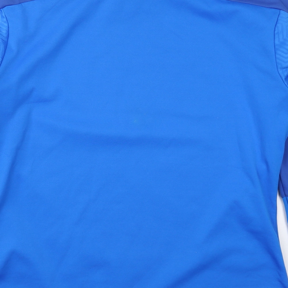 PUMA Mens Blue  Polyester Pullover Sweatshirt Size XL