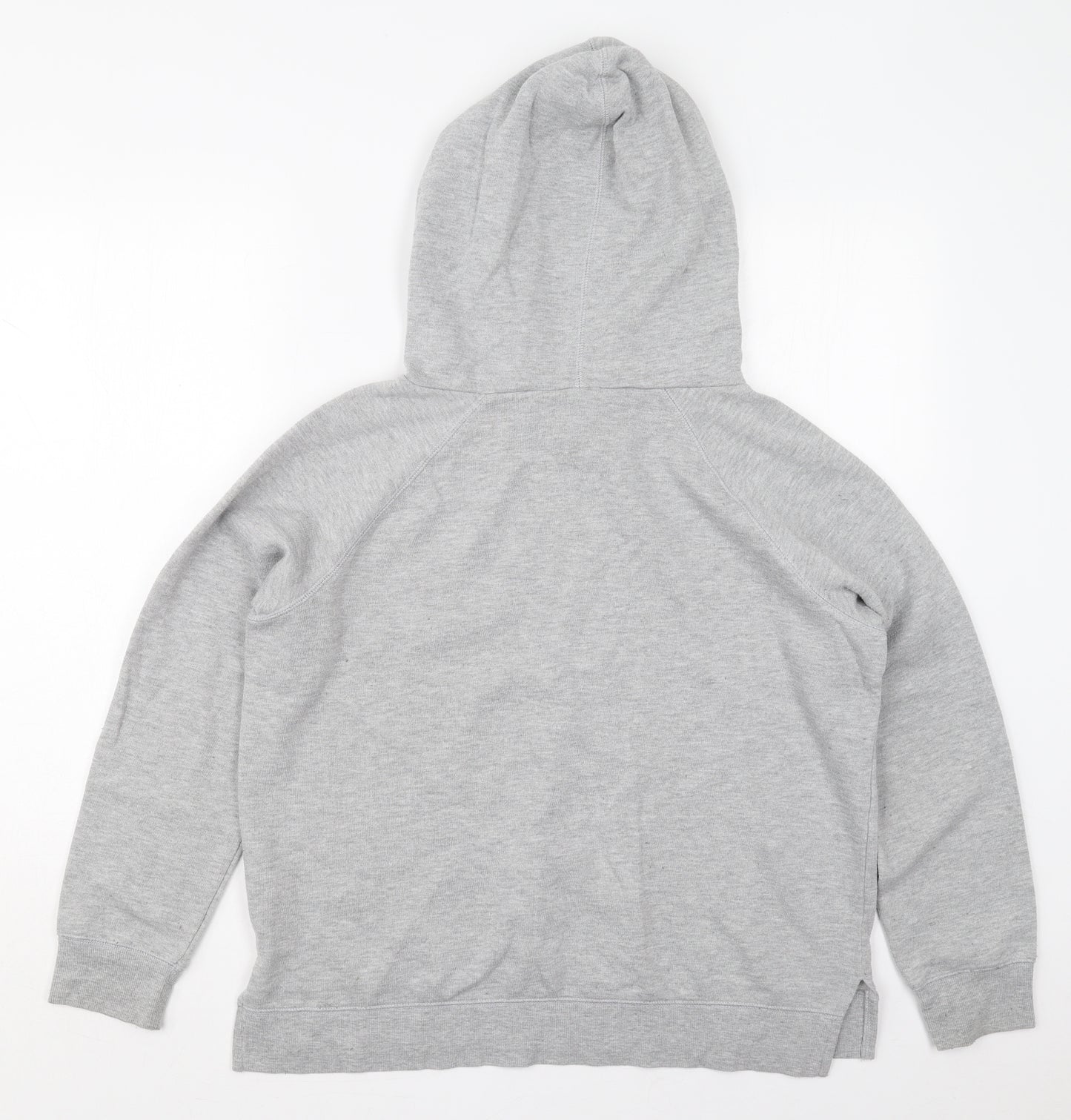 New Look Womens Grey  Cotton Pullover Hoodie Size 14  Pullover