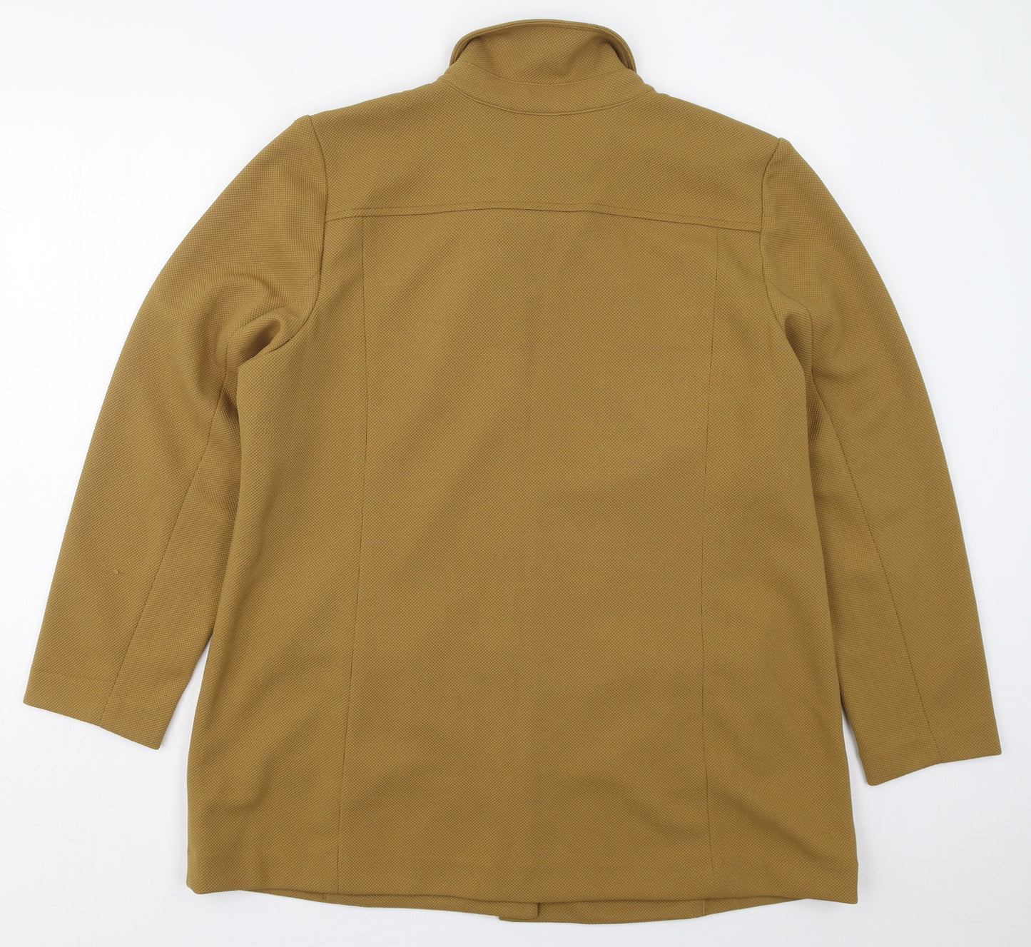 Bob Mackie Womens Beige   Jacket Coat Size XL  Button