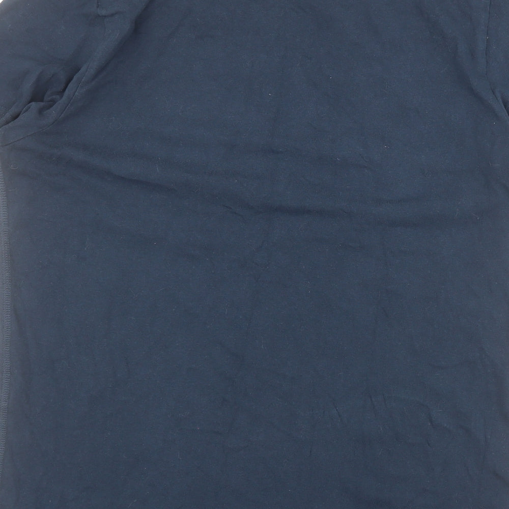 Superdry Mens Blue  Cotton  T-Shirt Size M Crew Neck