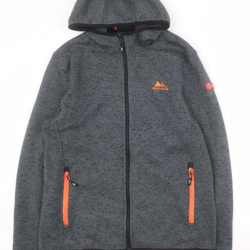 Nord Cape Mens Blue  Polyester Full Zip Hoodie Size XL