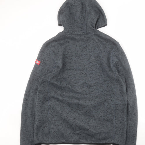 Nord Cape Mens Blue  Polyester Full Zip Hoodie Size XL