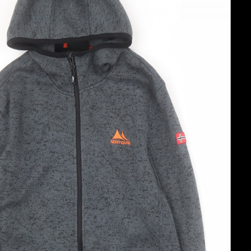 Nord Cape Mens Blue  Polyester Full Zip Hoodie Size XL
