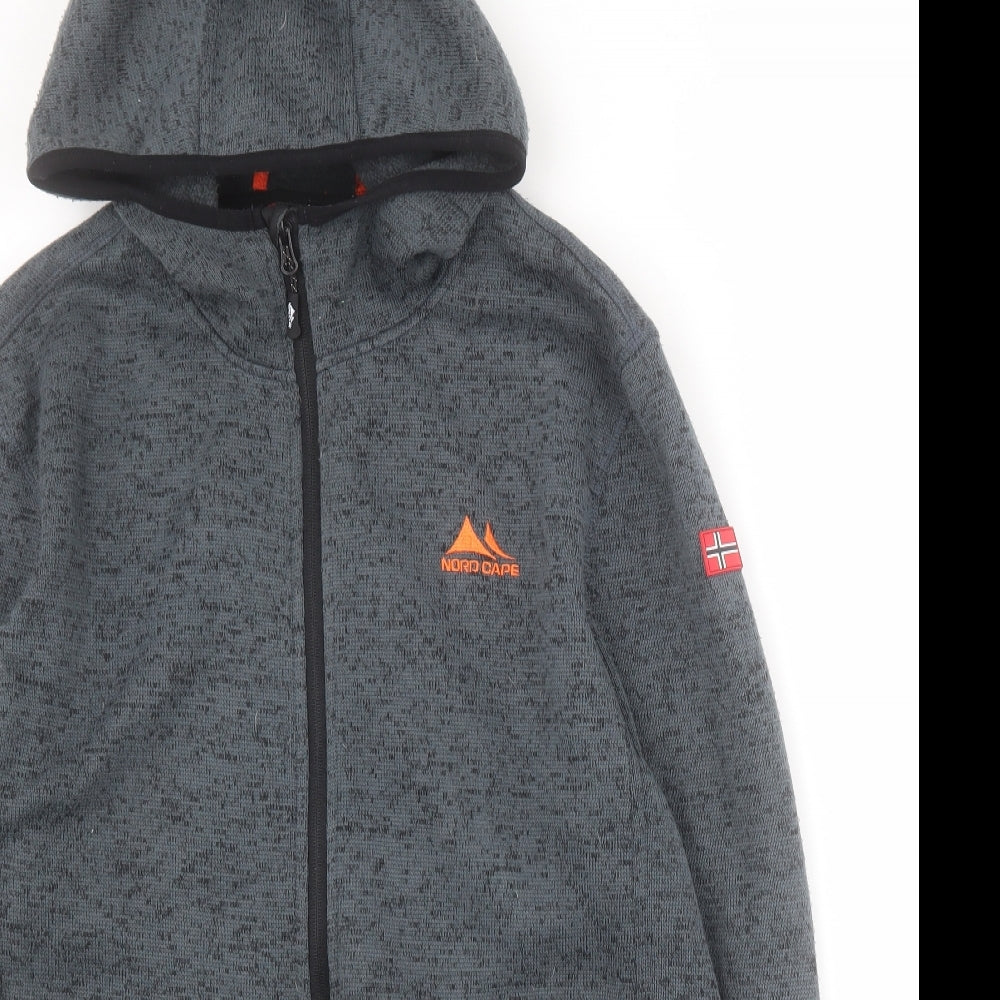 Nord Cape Mens Blue  Polyester Full Zip Hoodie Size XL
