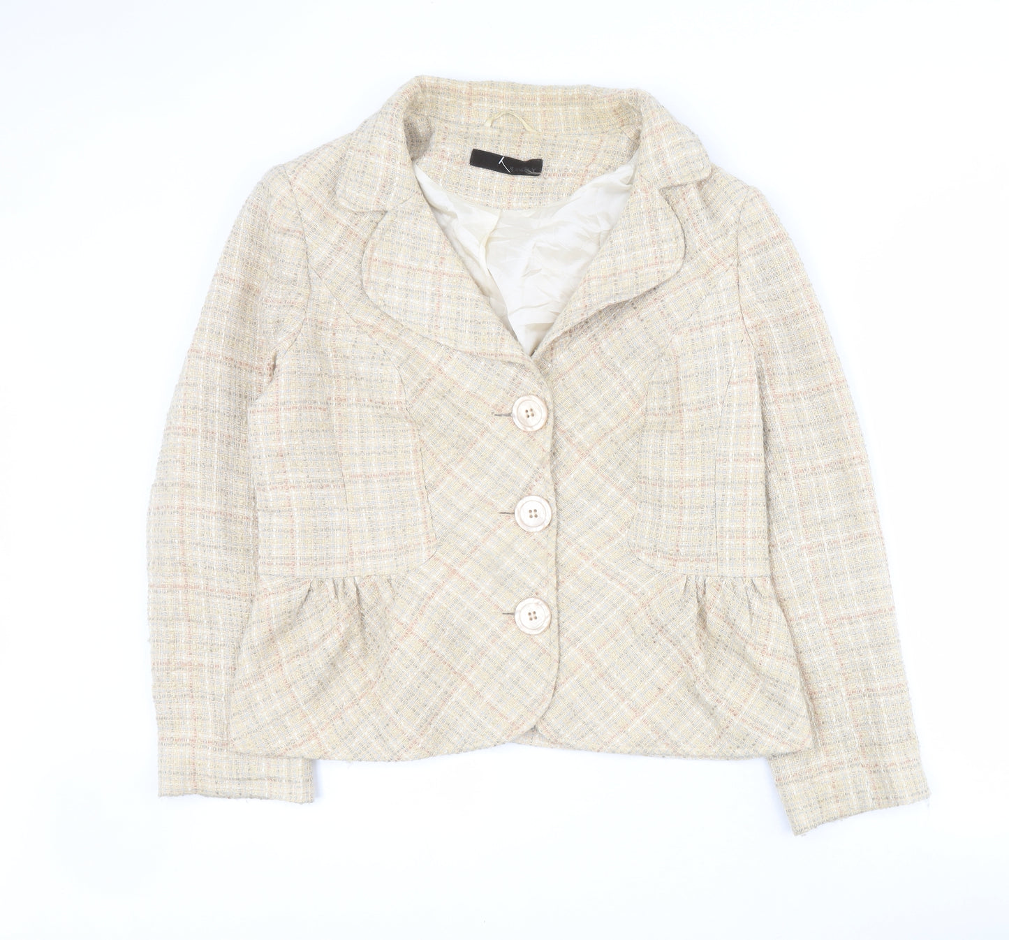 Kaisely Womens Brown   Jacket  Size 16  Button