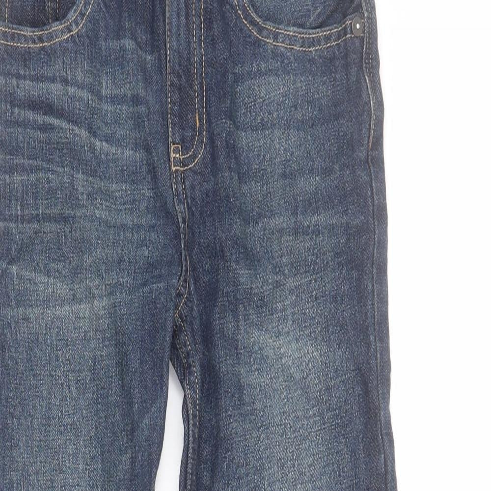 B'gosh Boys Blue  100% Cotton Straight Jeans Size 8 Years  Regular Snap