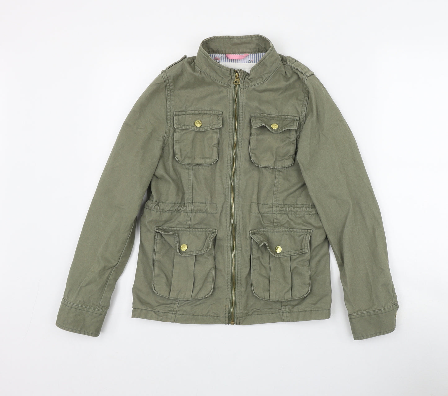 H&M Girls Green   Jacket  Size 11-12 Years  Zip