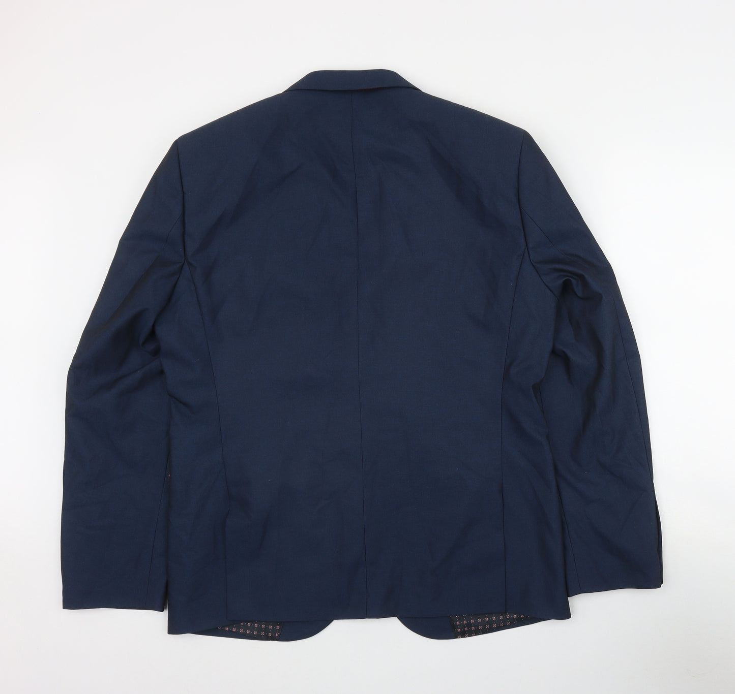 NEXT Mens Blue  Polyester Jacket Suit Jacket
