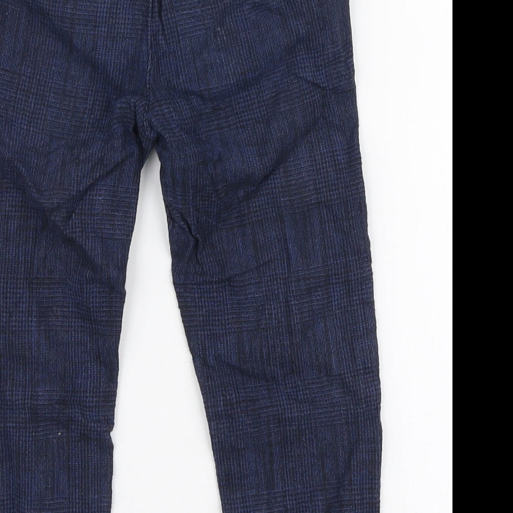 NEXT Boys Blue  Linen Dress Pants Trousers Size 2-3 Years  Regular Zip