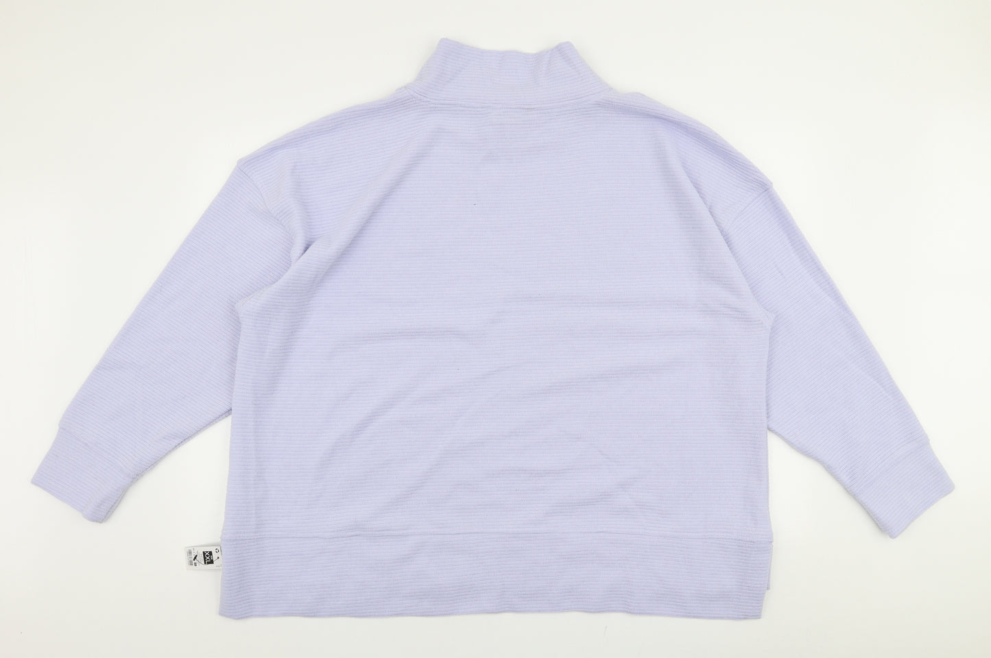 Dunnes Stores Womens Purple High Neck  Polyester Pullover Jumper Size 2XL