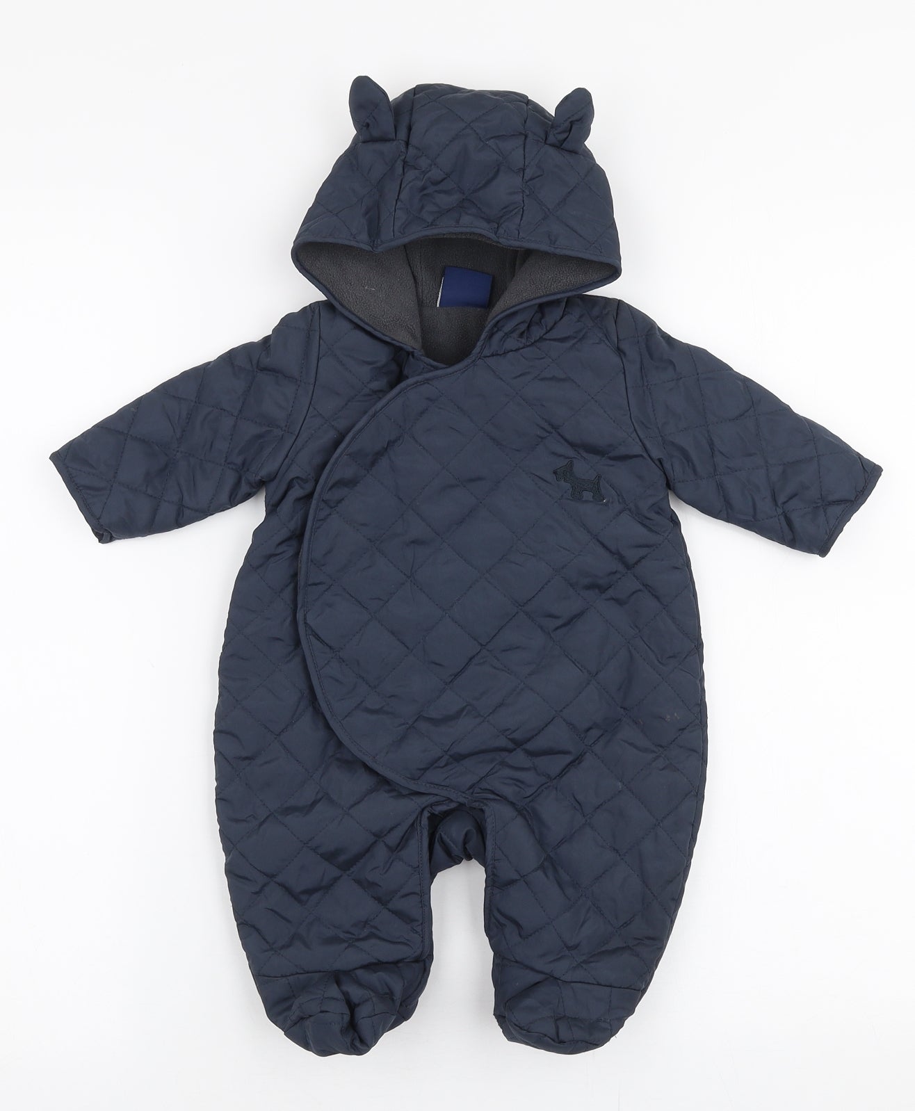 Bebe Bonito Baby Blue    Snowsuit Size 0-3 Months   Snap