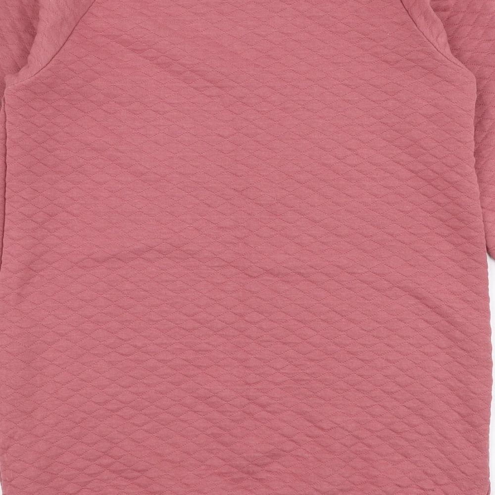 Primark Girls Pink  Cotton Pullover Sweatshirt Size 11-12 Years  Pullover - Strong