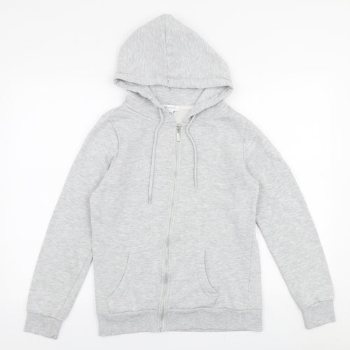 Primark Womens Grey  Polyester Full Zip Hoodie Size XS  Zip