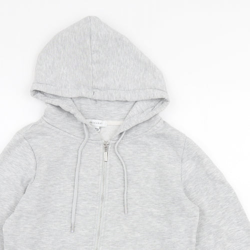Primark Womens Grey  Polyester Full Zip Hoodie Size XS  Zip