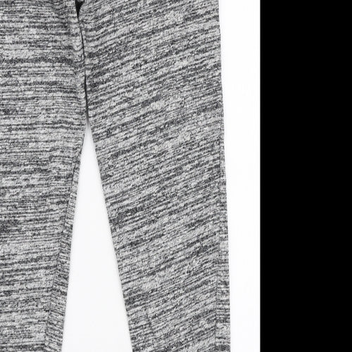 Candy Couture Boys Grey  Cotton Jogger Trousers Size 15 Years  Slim Drawstring