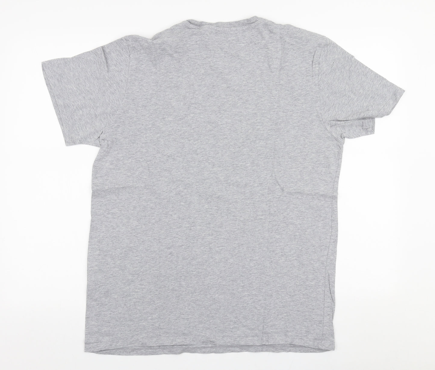 Levi's Mens Grey  Cotton  T-Shirt Size L Round Neck