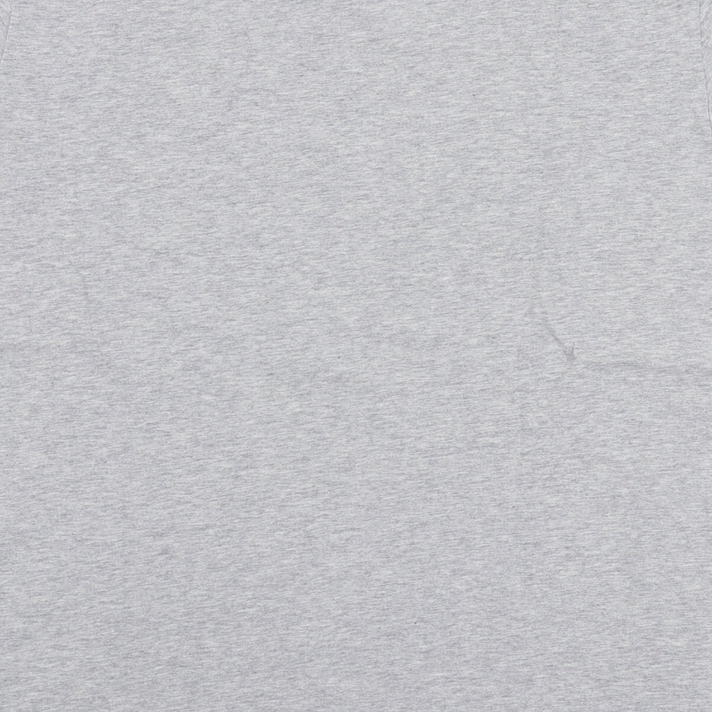 Levi's Mens Grey  Cotton  T-Shirt Size L Round Neck