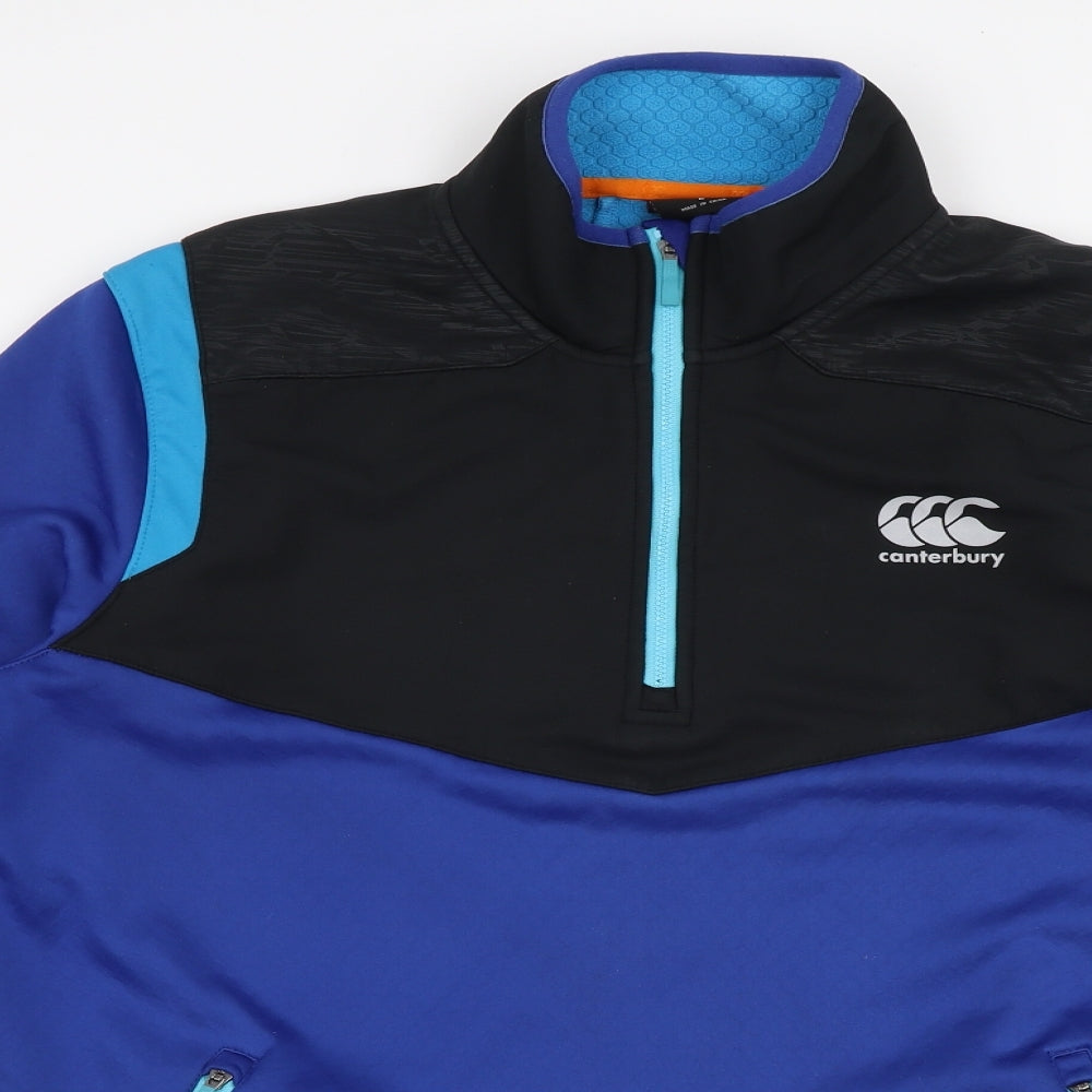 Canterbury Mens Blue  Polyester Pullover Sweatshirt Size L