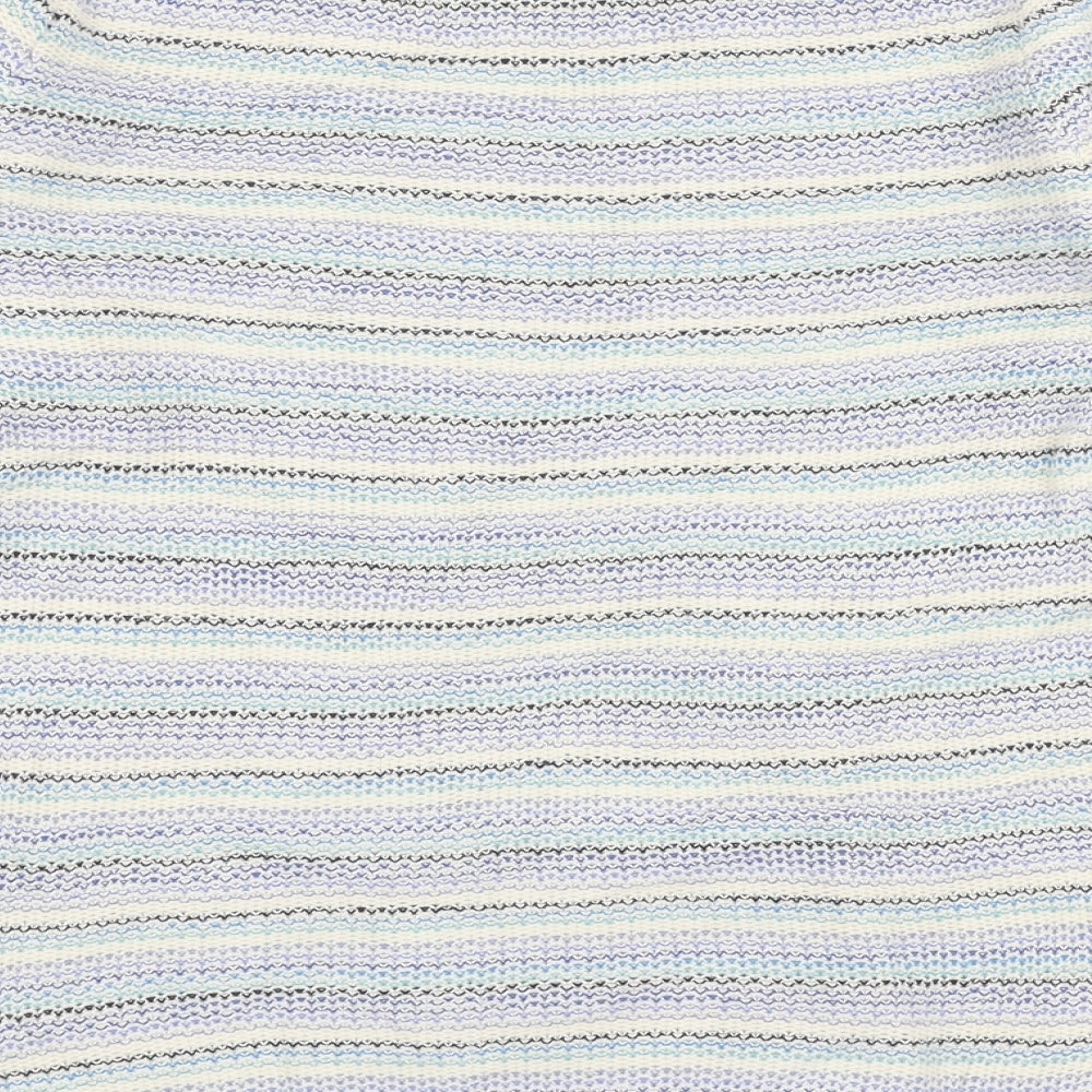Boden Womens Multicoloured Round Neck Striped 100% Cotton Pullover Jumper Size 6