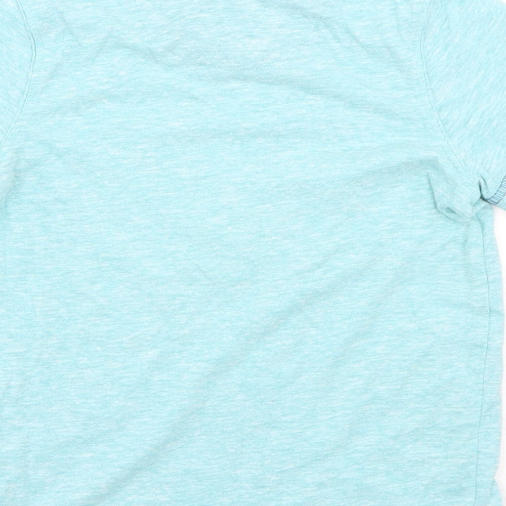 George Boys Blue  Cotton Basic T-Shirt Size 5-6 Years Crew Neck  - Beach Surfing