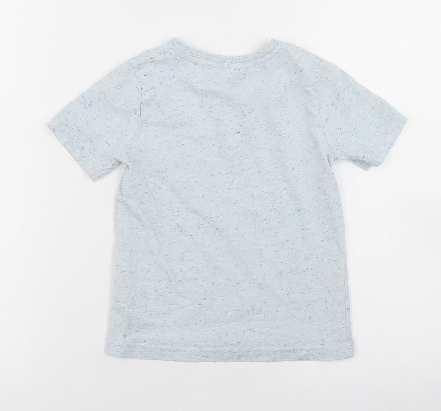 TU Boys Blue  Cotton Basic T-Shirt Size 2-3 Years Henley