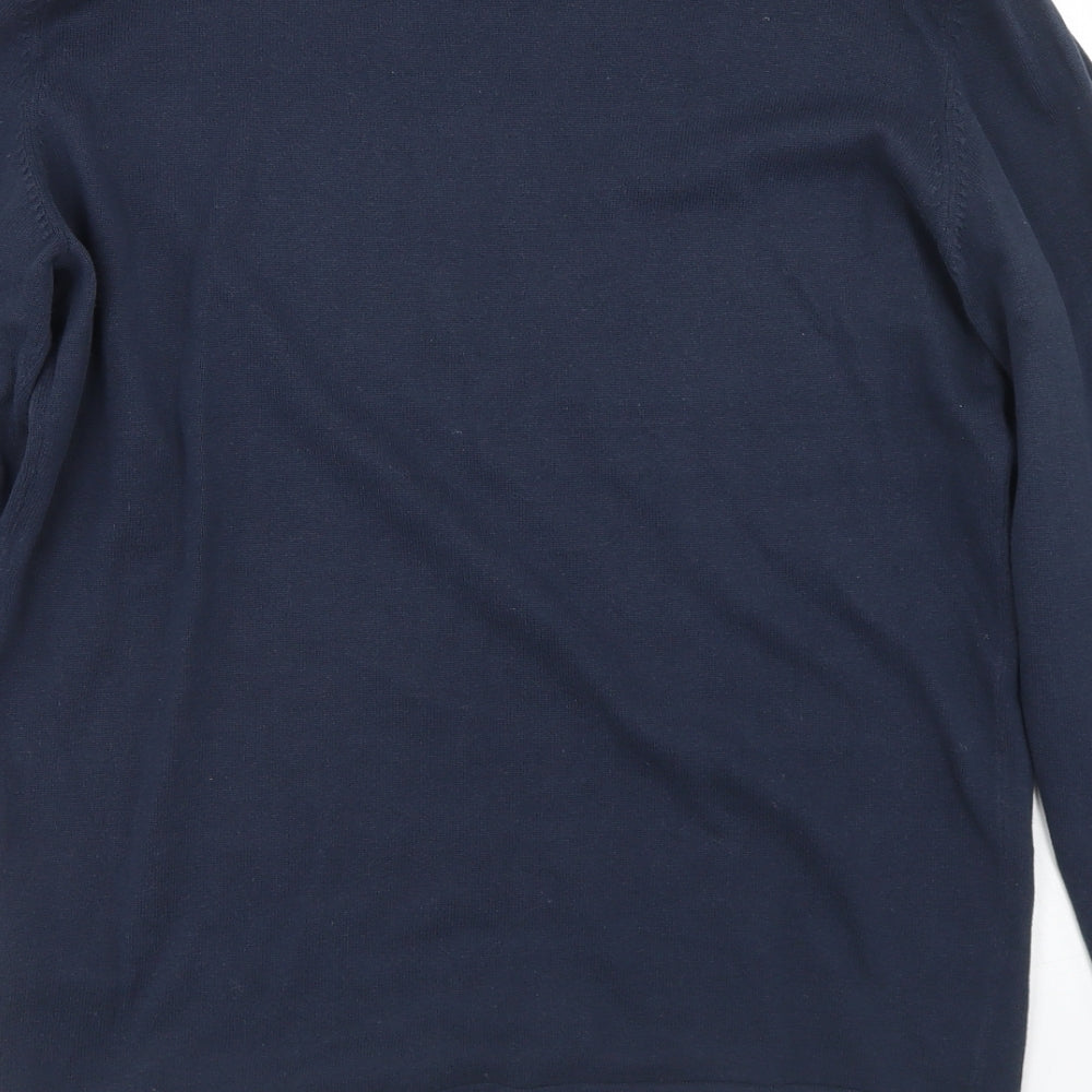 Produkt Mens Blue  Cotton  T-Shirt Size L Crew Neck