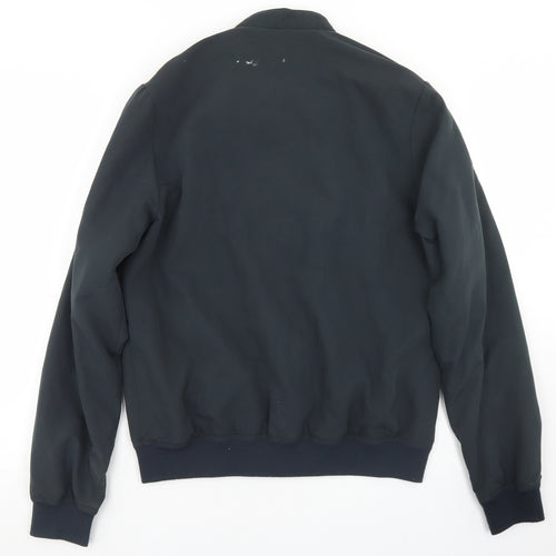 Easy Mens Grey   Bomber Jacket Jacket Size M  Zip