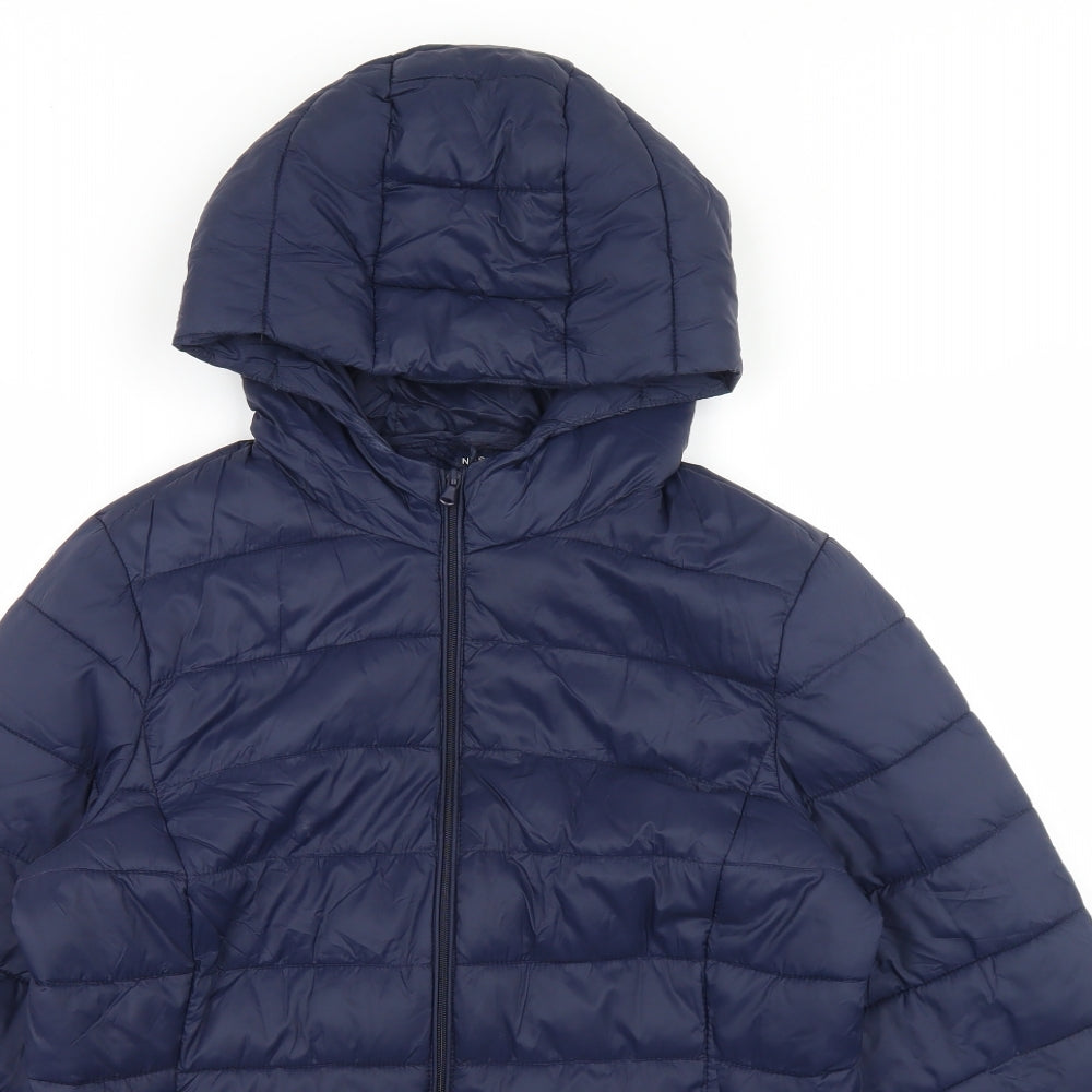 Dunnes Stores Womens Blue   Puffer Jacket Jacket Size S  Zip