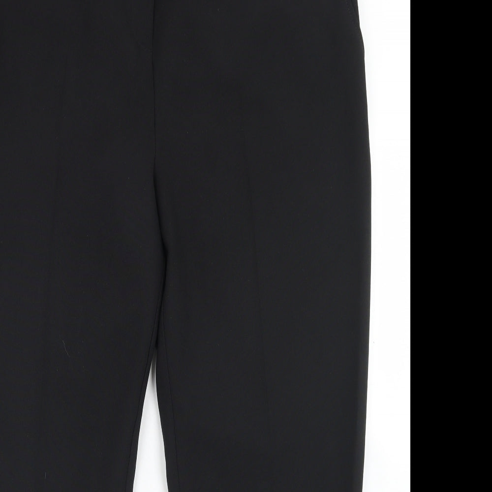 Peacocks Womens Black  Polyester Dress Pants Trousers Size 20 L27 in Regular Hook & Eye