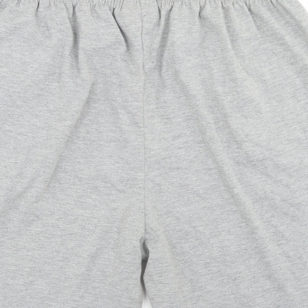 Slazenger Mens Grey  Polyester Sweat Shorts Size XL L6 in Regular Drawstring