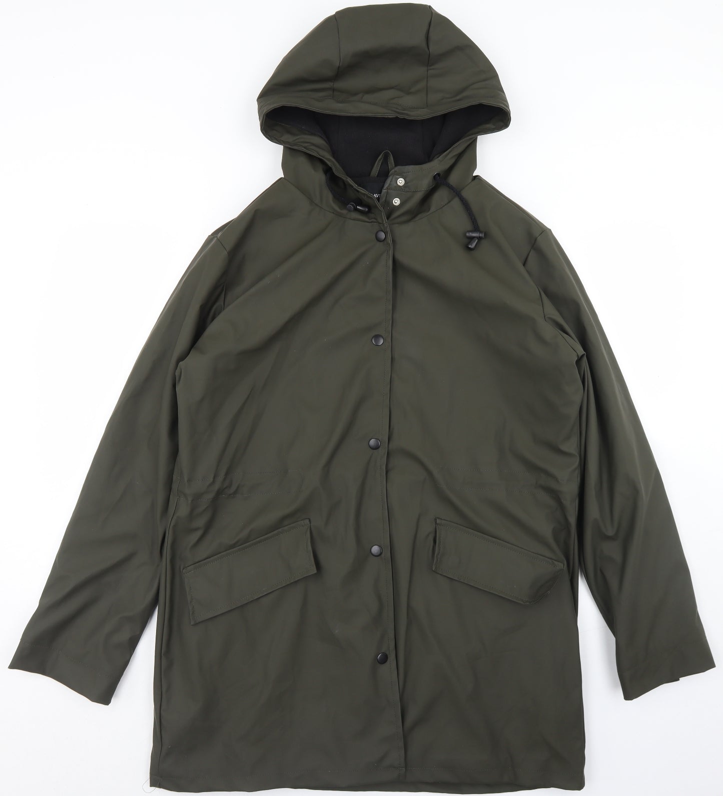 Brave Soul Womens Green   Jacket  Size 14  Snap