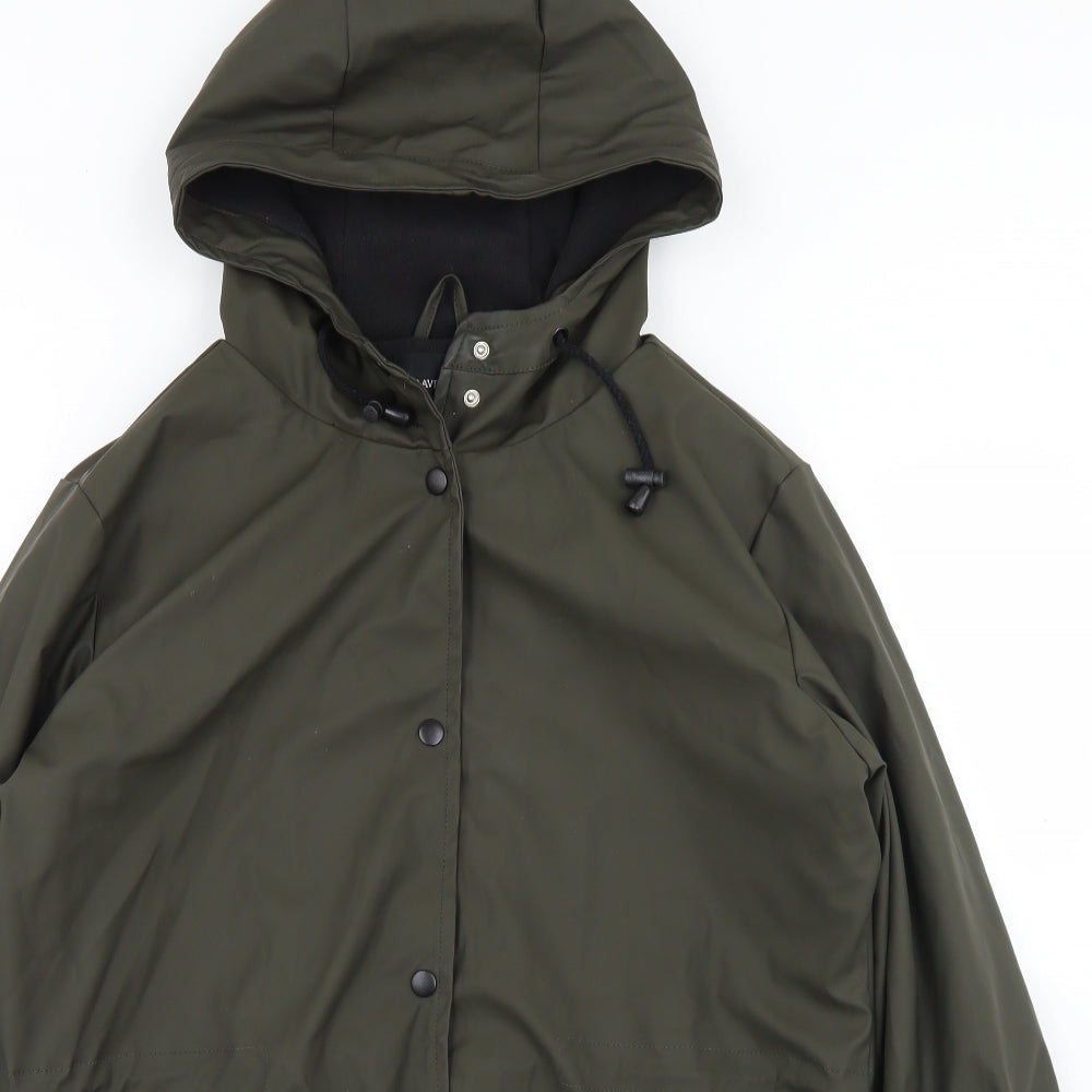 Brave Soul Womens Green   Jacket  Size 14  Snap