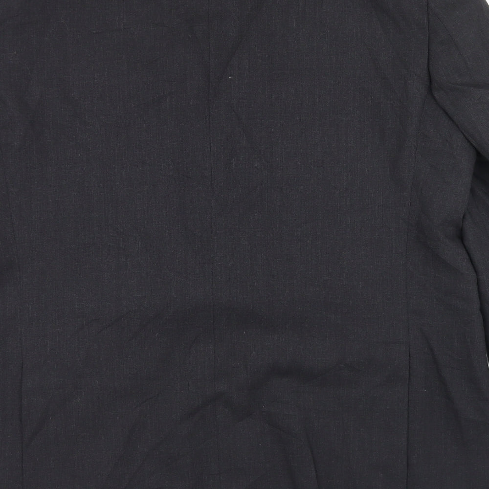 Marks and Spencer Mens Grey  Wool Jacket Blazer Size 46