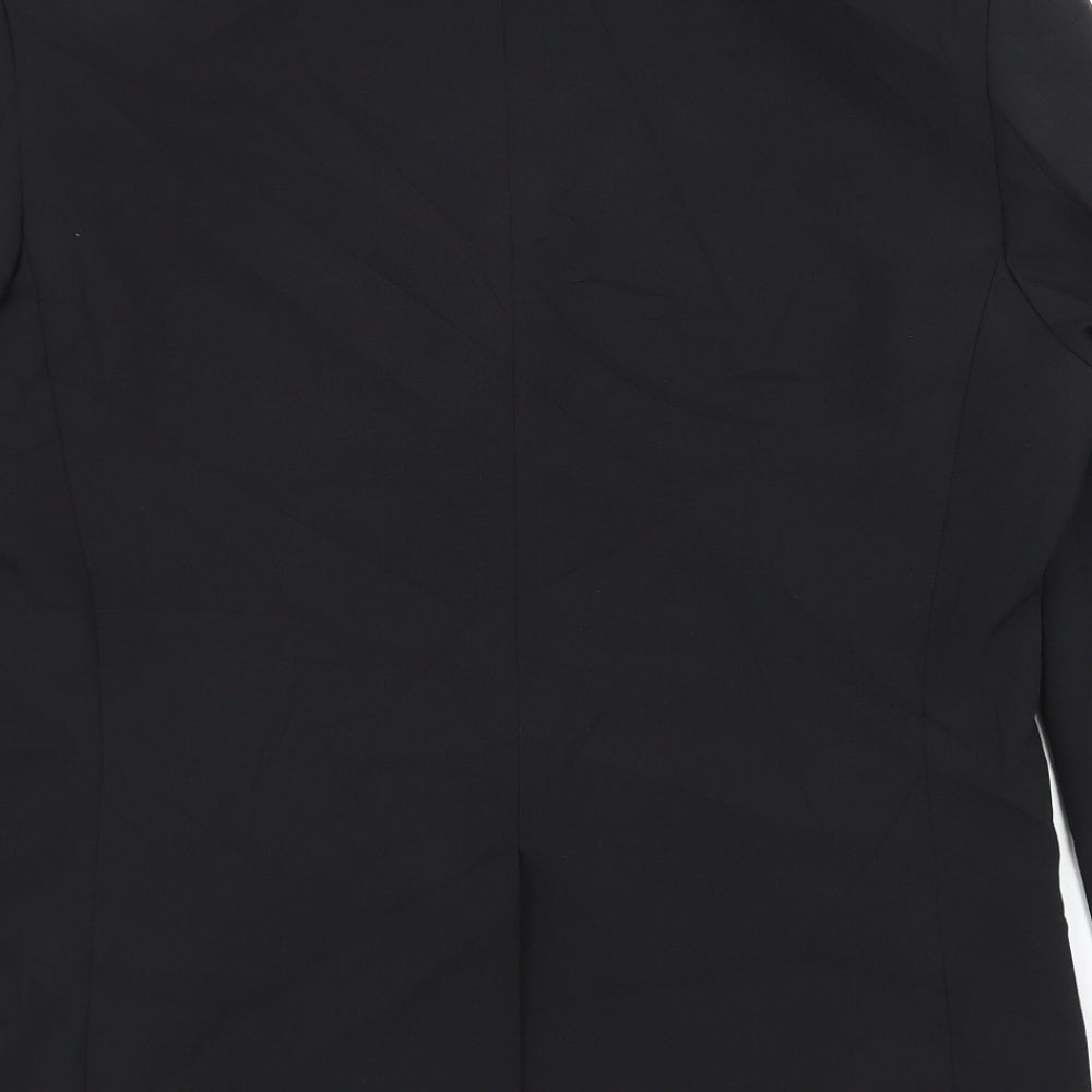 George Mens Black  Polyester Jacket Blazer Size 38