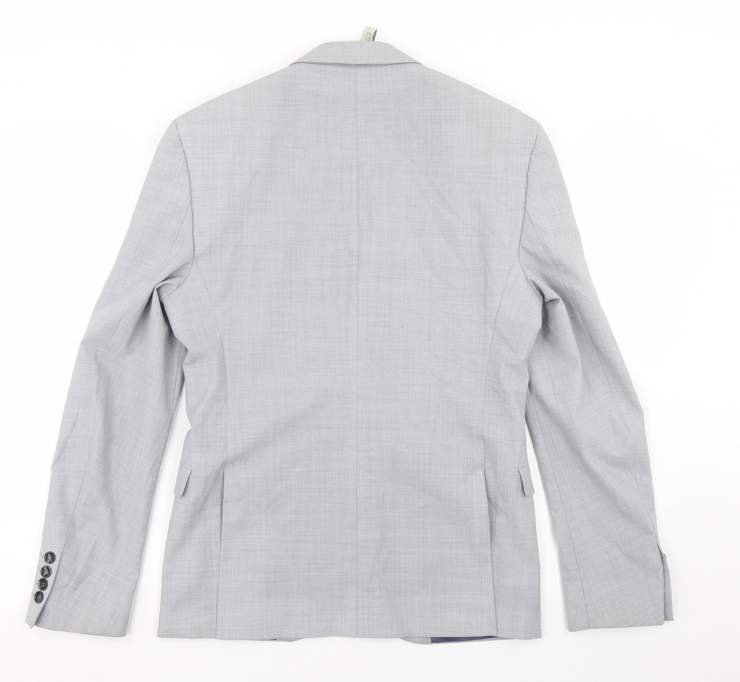 Zara Mens Grey  Polyester Jacket Blazer Size 38