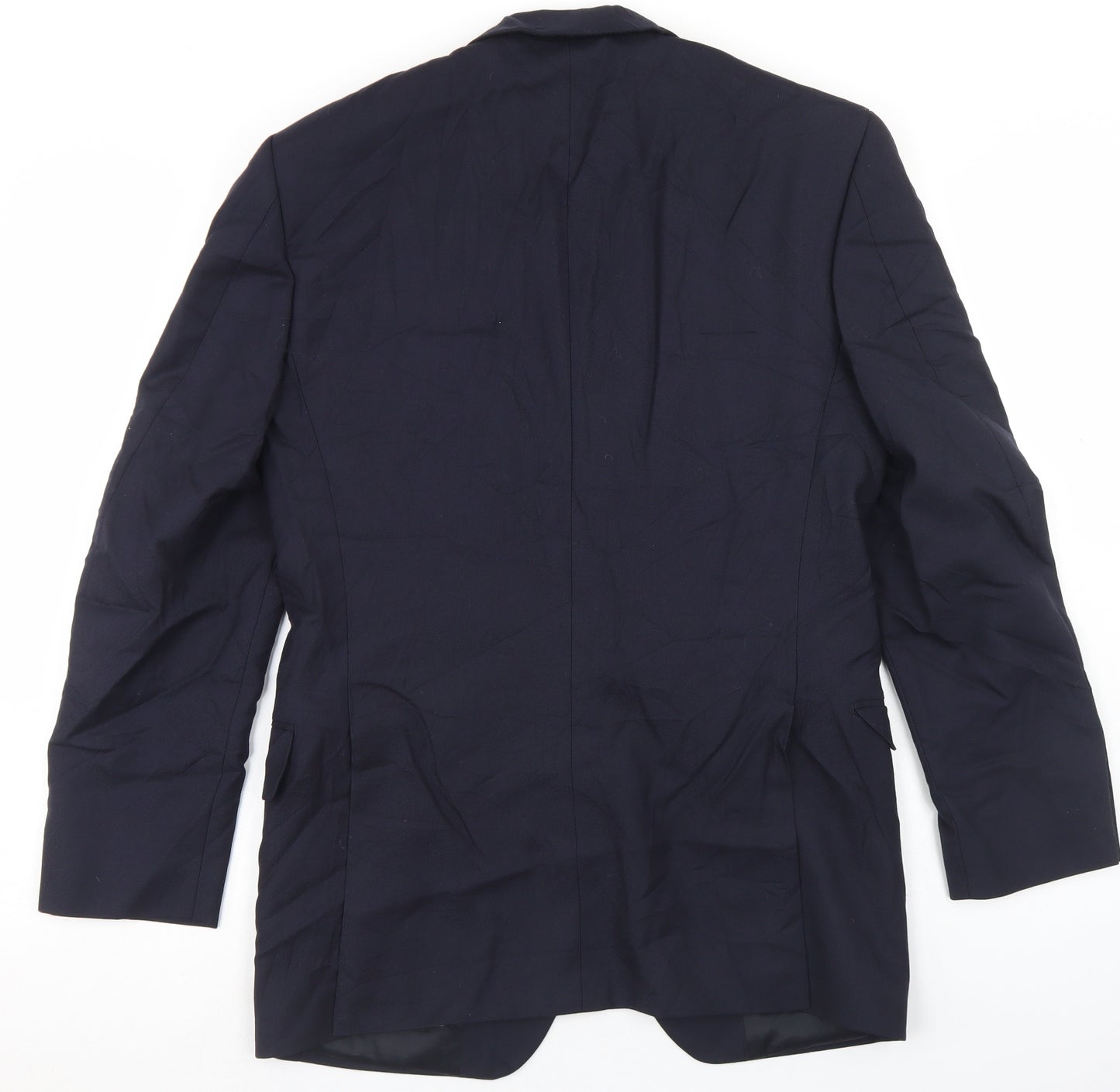 Gieves & Hawkes Mens Blue  Wool Jacket Blazer Size 38